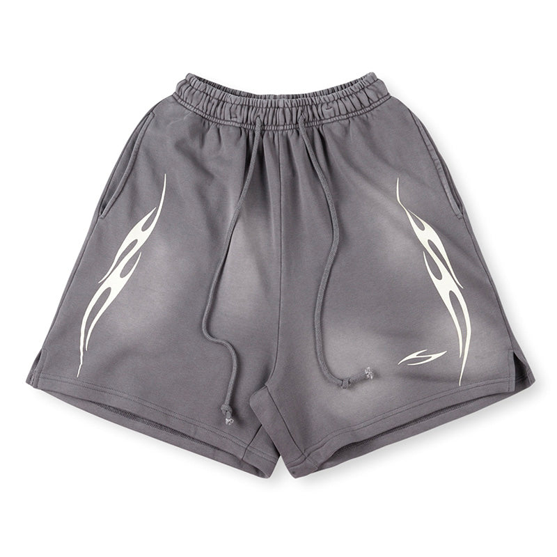 Hellstar Studios Sports Flame Shorts