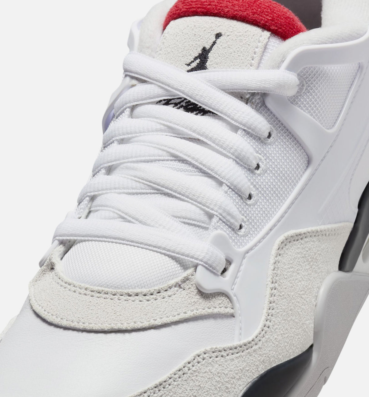 Air Jordan 4 RM Men's Lifestyle Shoe – White/Black/Neutral Grey/Varsity Red