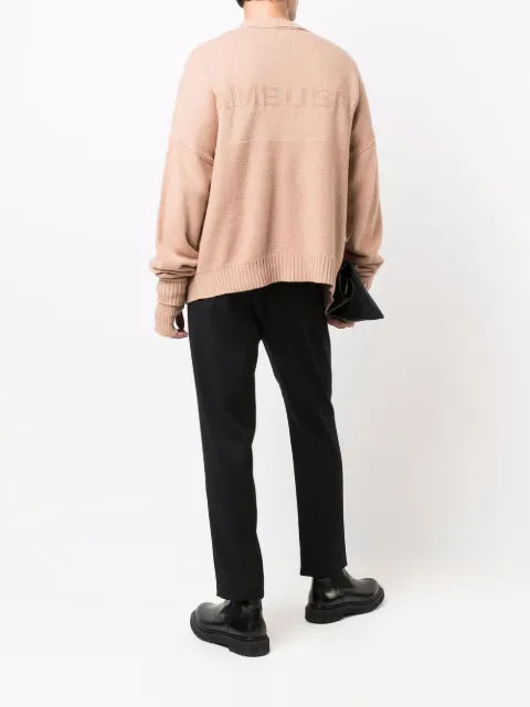 AMBUSH logo-intarsia cardigan
