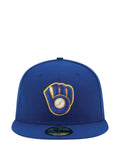 NEW ERA CAP x Milwaukee Brewers MLB 59Fifty "Blue/Yellow" baseball cap
