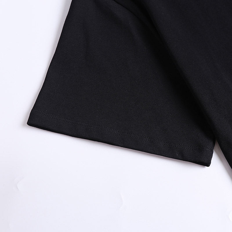 Off-White Flame Skull Pattern T-Shirt