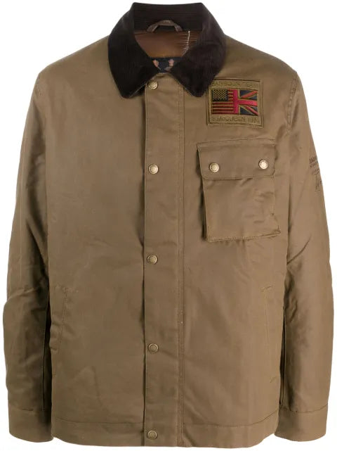 Barbour International B.Intl Workers corduroy-collar patch-detail jacket