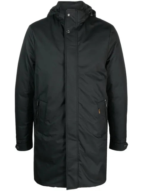 Moorer Vermont detachable-hood down jacket