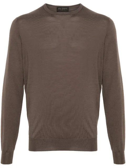 Dell'oglio crew-neck rib-trim jumper