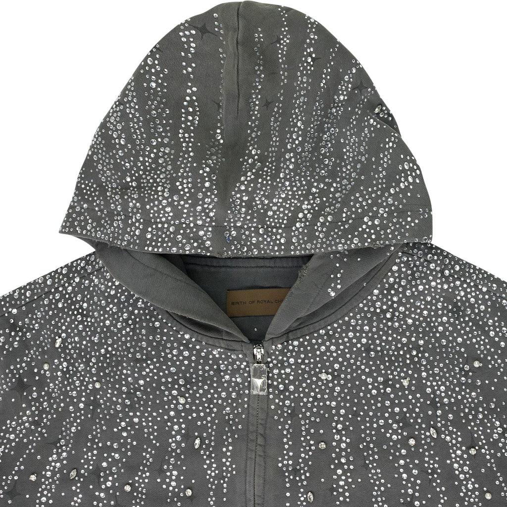 BLACK 20K STELLER DIAMOND HOODIE