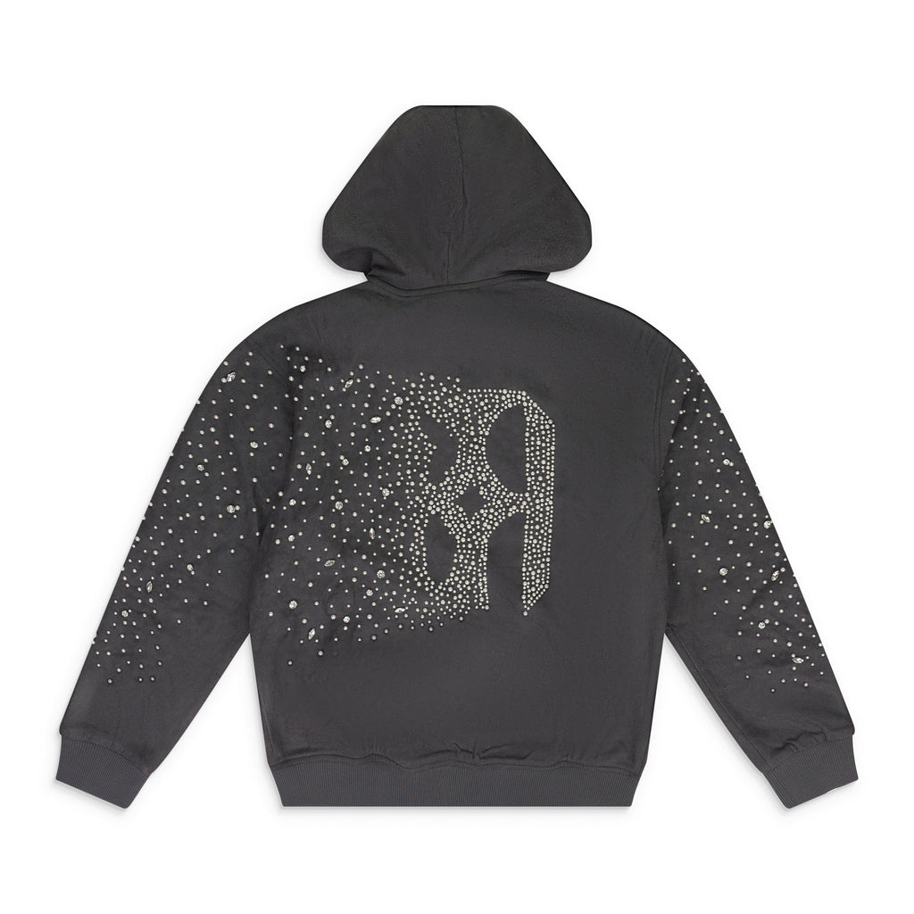 BLACK CASHEW BLOSSOM PEARL HOODIE