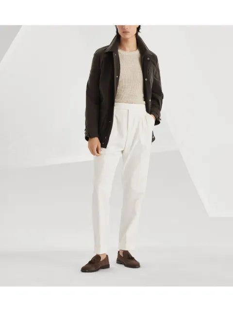 Brunello Cucinelli raglan-sleeve field jacket
