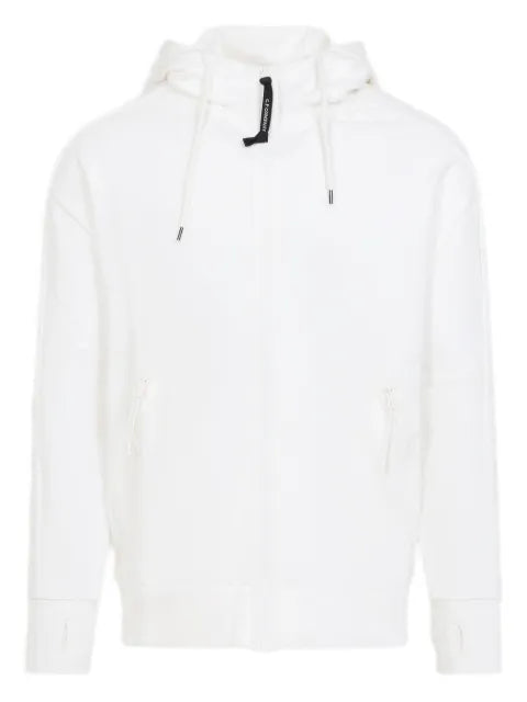 C.P. Company diagonal raised fleece Goggle hoodie