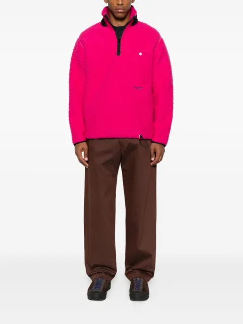 Stone Island half-zip fleece sweatshirt