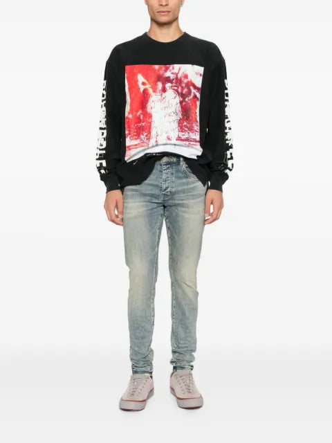 Purple Brand long-sleeve sweatshirt