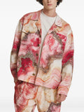 IRINA VOINEA Rose Crystal overshirt