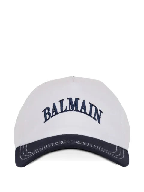 Balmain two-tone baseball cap