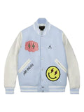 Jordan x J Balvin varsity bomber jacket