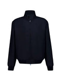 Gucci wool twill zip jacket with logo detail