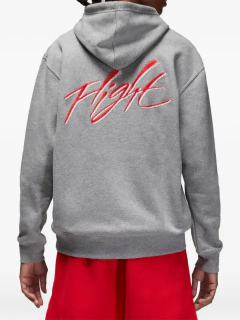 Jordan flight-print hoodie