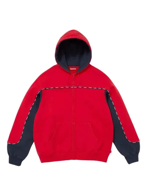 Supreme piping zip hoodie