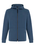 Boggi Milano lightweight zipped scuba hoodie