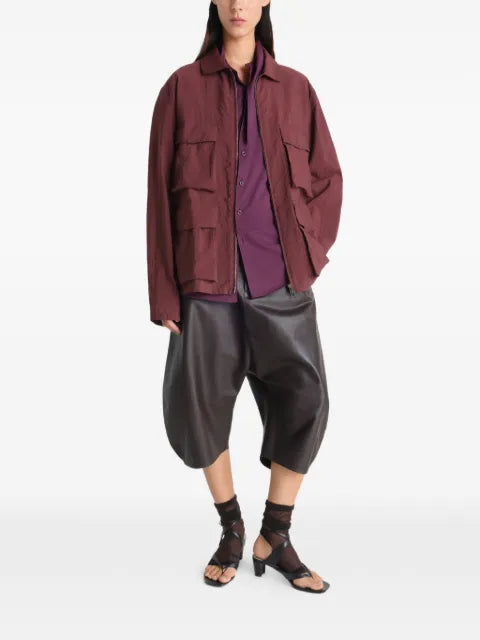 LEMAIRE four-pocket zip-up long sleeve jacket