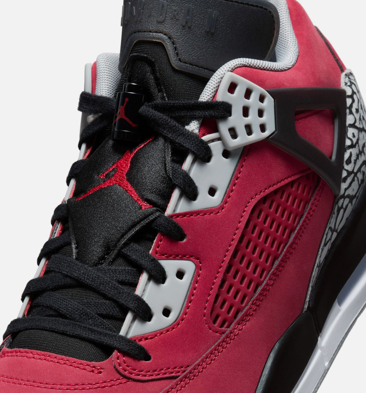 Jordan Spizike Low "Toro" Men's Shoe – Gym Red/Black/Wolf Grey/Cool Grey