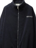 Versace Home cotton-terry jacquard zip sweatshirt