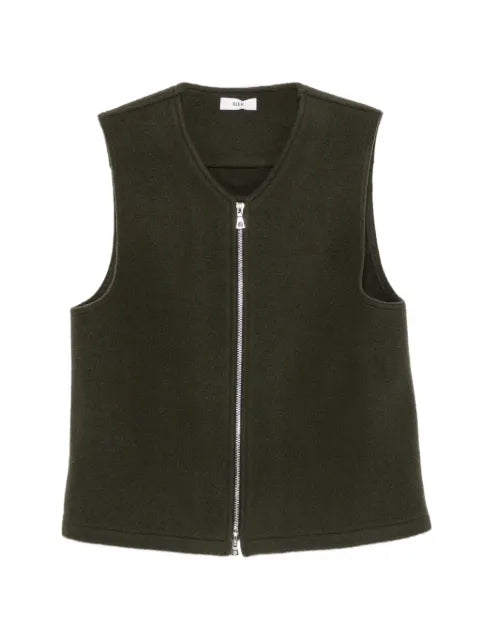 Rier sleeveless zip-fastening gilet