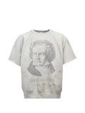 SAINT MXXXXXX distressed graphic-print sweater