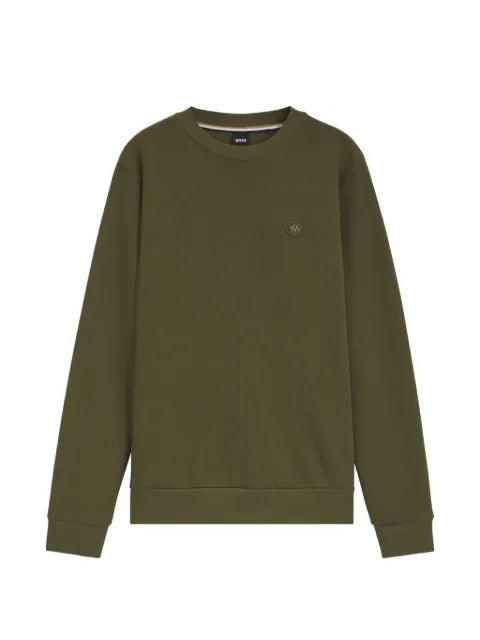 BOSS cotton-blend sweatshirt with Double B monogram