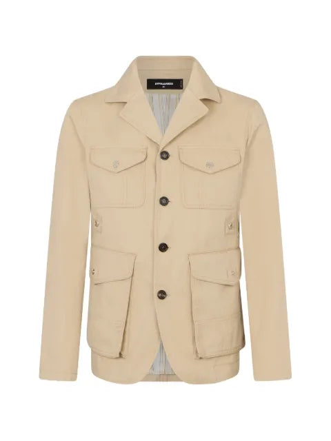 DSQUARED2 military chic utility cotton jacket