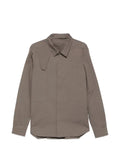 Rick Owens Tower Runway outershirt in heavy poplin