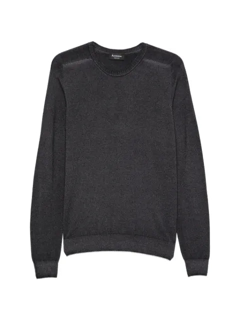 AROVESCIO crew-neck long-sleeve knit
