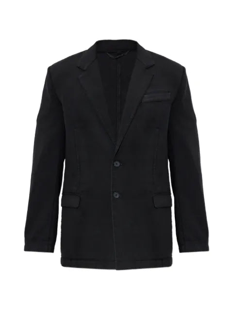 Diesel logo-plaque button-fastening blazer