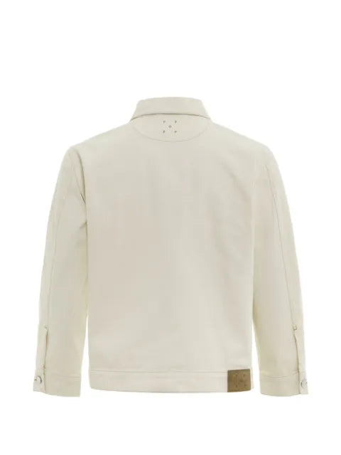 Pop Trading Company DRS logo-embroidered denim jacket