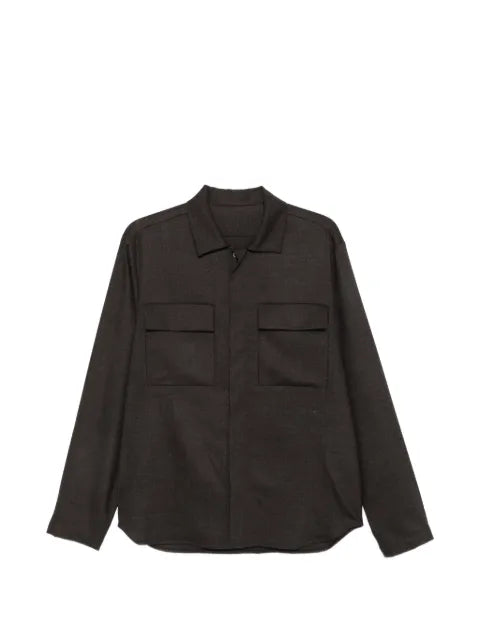 Nine In The Morning Freud flap-pocket shirt jacket
