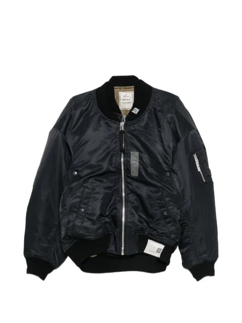 Maison MIHARA YASUHIRO panelled layered-effect bomber jacket