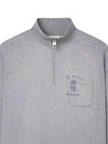 Purple Brand St. Violet half-zip chest-pocket sweatshirt