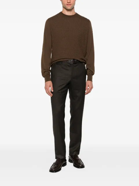 Corneliani textured-knit sweater