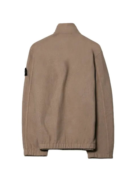 Stone Island 1200033 wool nylon flannel-tc overshirt