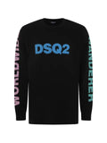 DSQUARED2 logo-print long-sleeve T-shirt