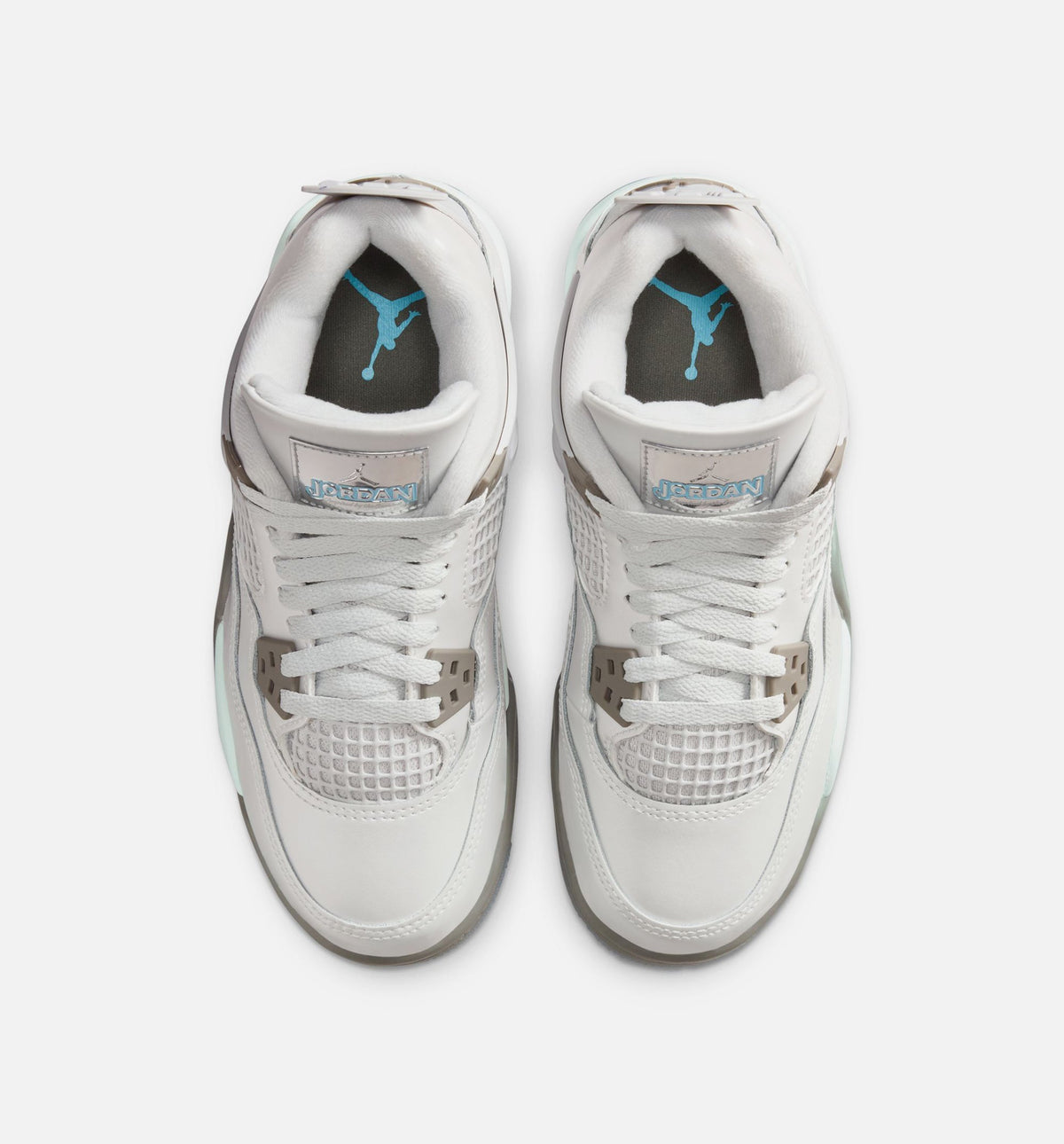Air Jordan 4 Retro Blue Chill Grade School Lifestyle Shoe – Photon Dust/Blue Chill/Flat Pewter/White/Blue Tint