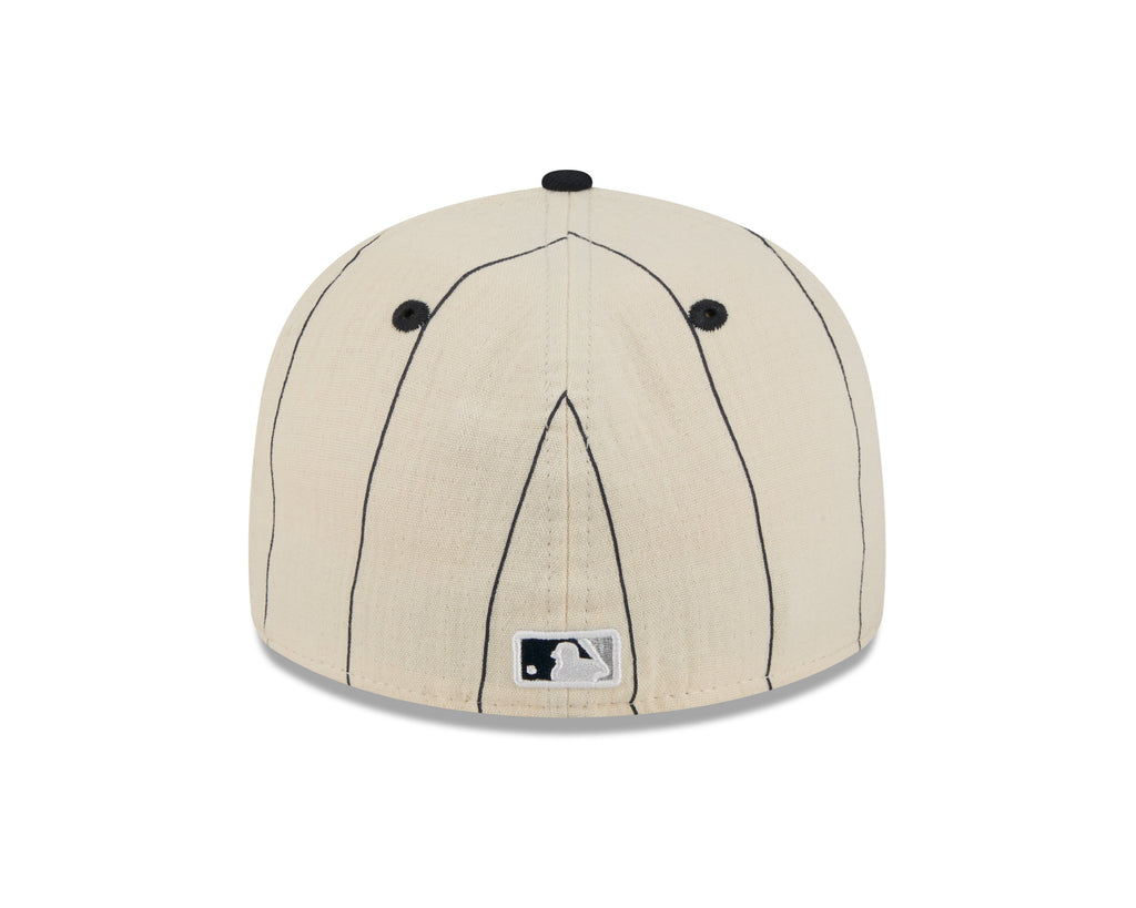 New Era 5950 Retro Crown New York Yankees Linen Fitted Hat