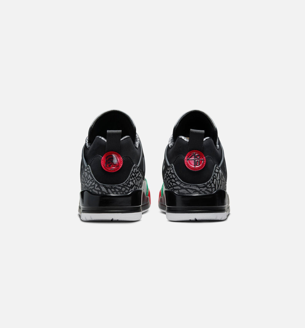 Spizike Low – Men's Lifestyle Shoe in Black/Classic Green/White/Varsity Red