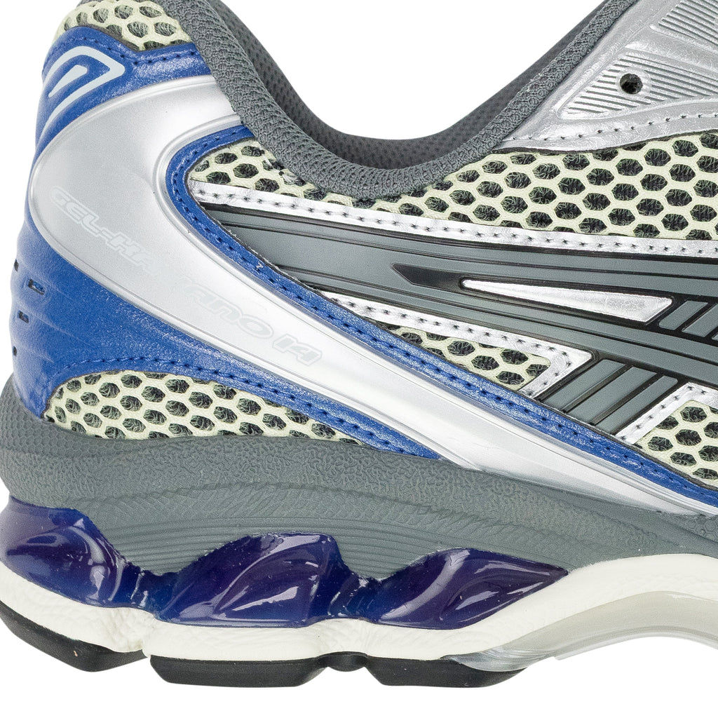 Soft Yellow / Asics Blue Gel-Kayano 14