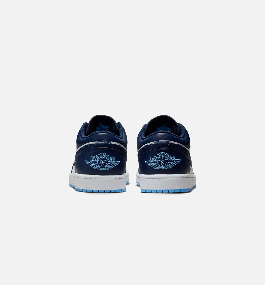 Air Jordan 1 Low Men's Lifestyle Sneakers - Midnight Navy/University Blue/White