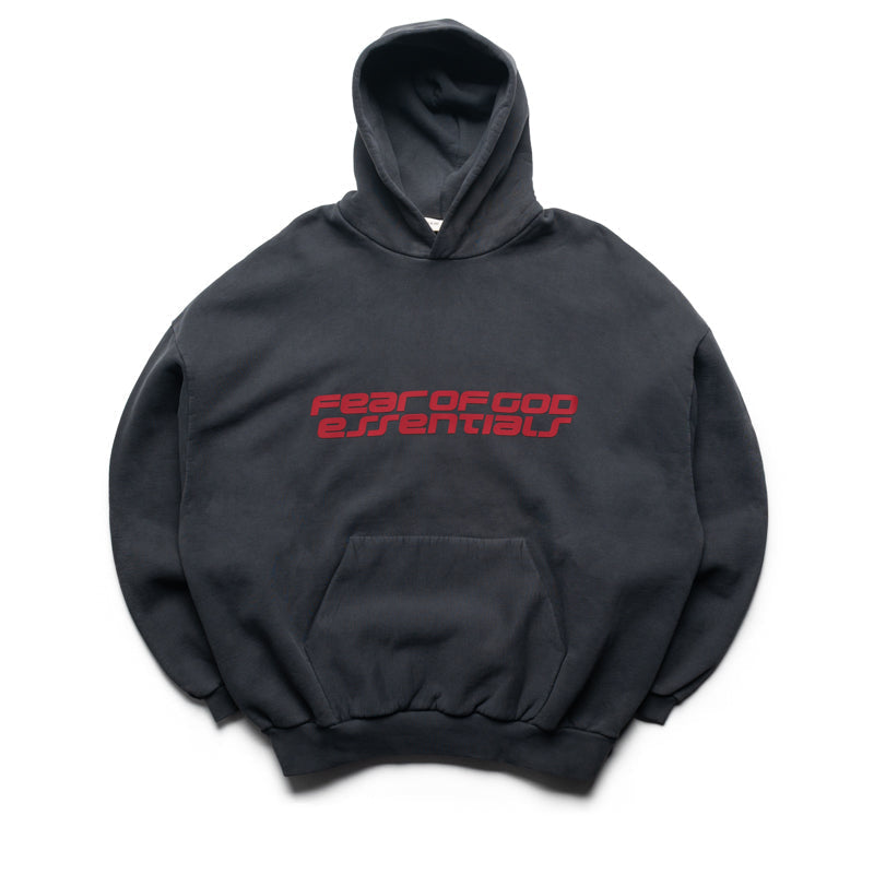 Fear Of God Essentials Heavy Fleece 90's Hoodie - Iron Grey