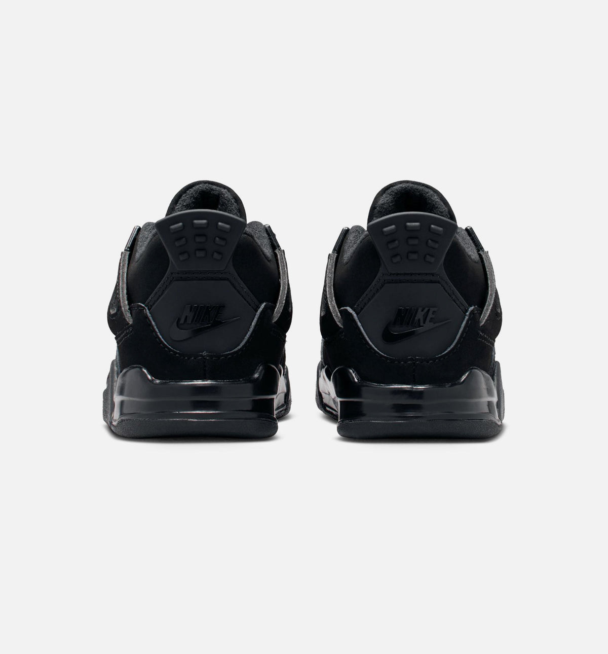 Air Jordan 4 Retro 'Black Cat' Infant Toddler Lifestyle Shoes | Black / Light Graphite