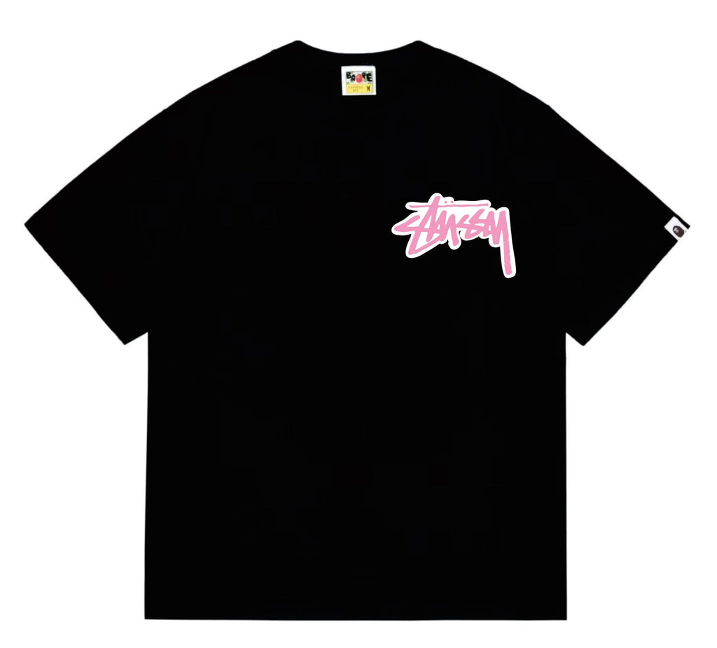 BAPE Light Face Graffiti Wordmark T-Shirt
