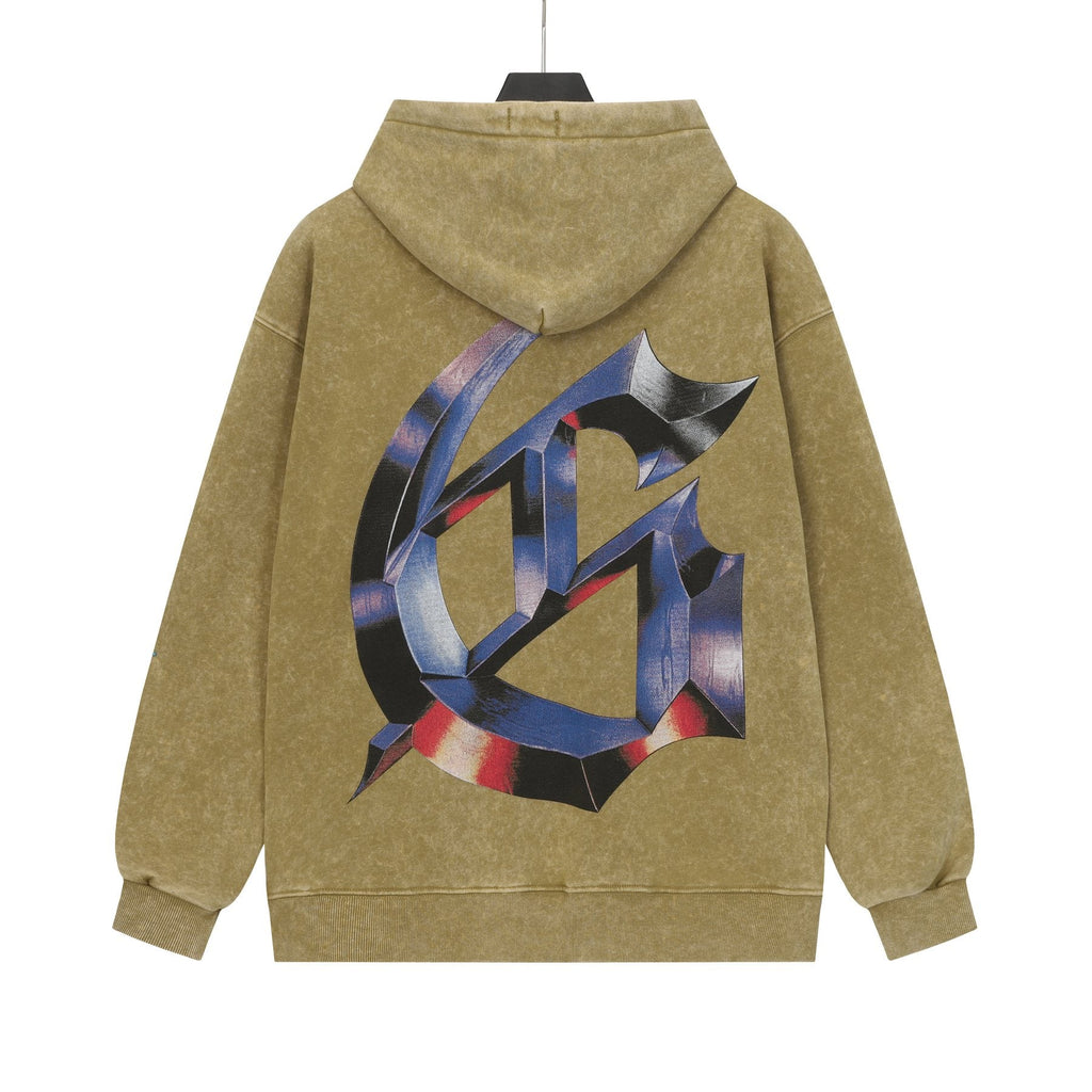 Godspeed Washed Skull Graphic Hoodie