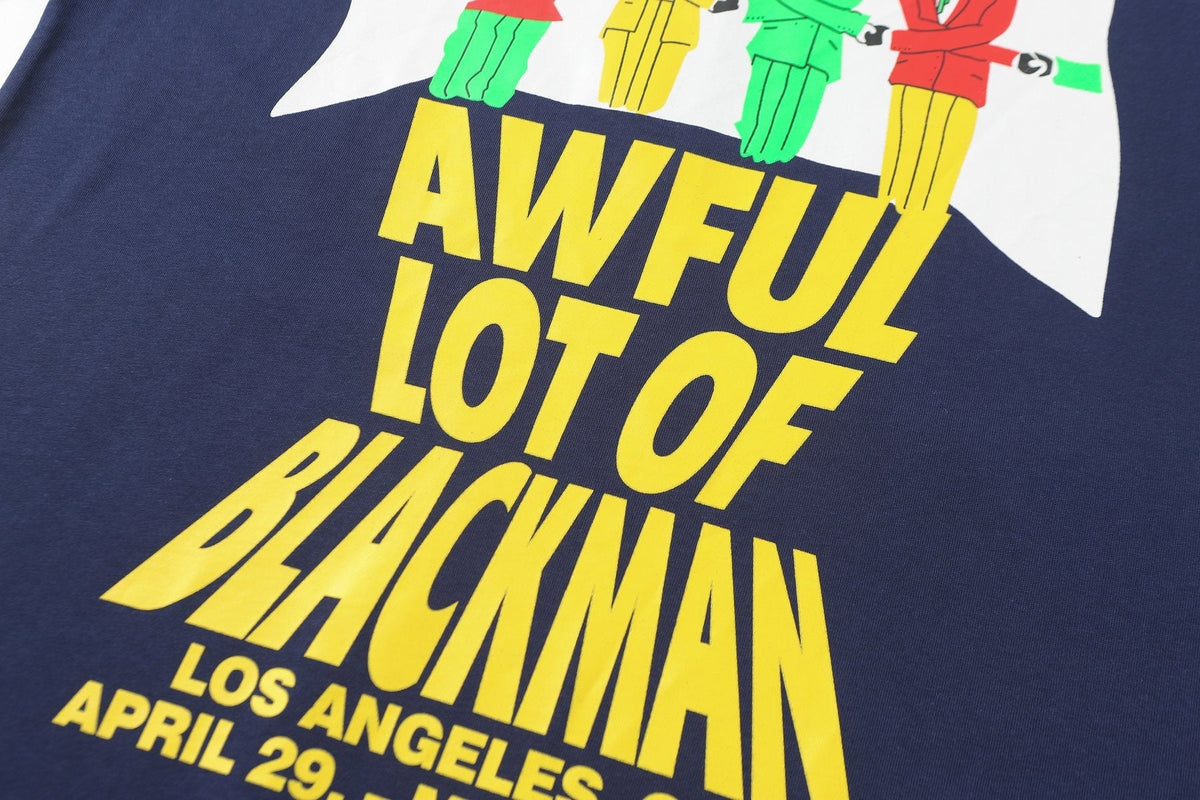 THAT'S A AWFUL LOT OF COUGH SYRUP Navy Graphic Short-Sleeve T-Shirt