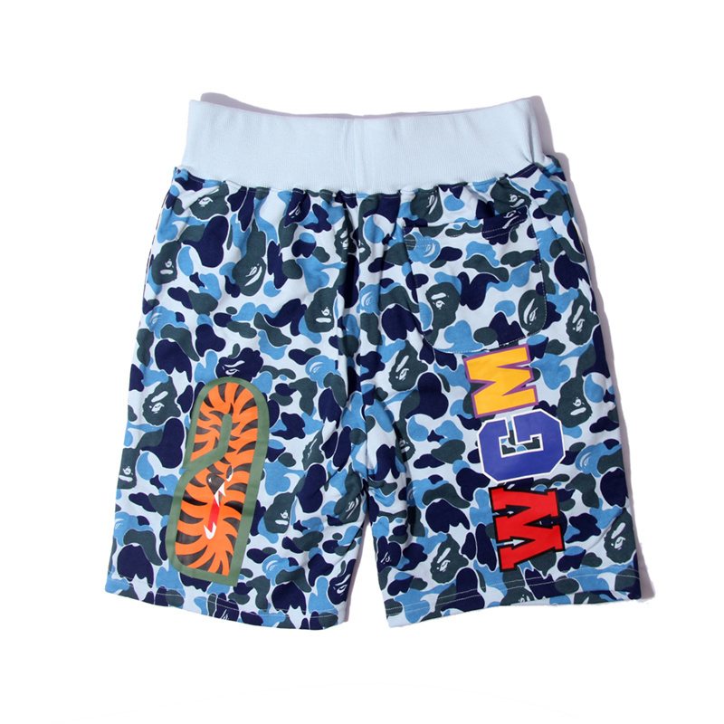 BAPE WGM Camouflage Graphic Shorts