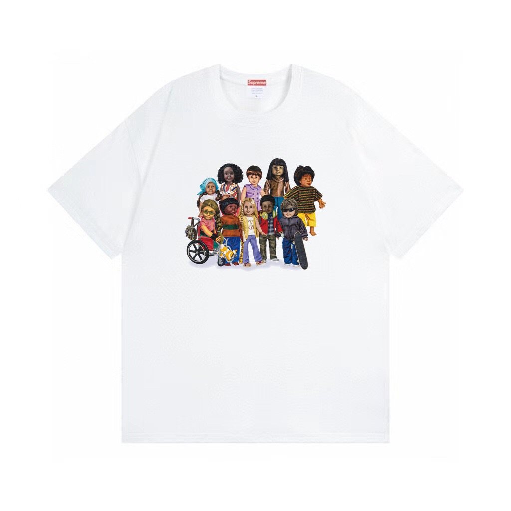 Supreme Children Cartoon Graphic T-Shirt